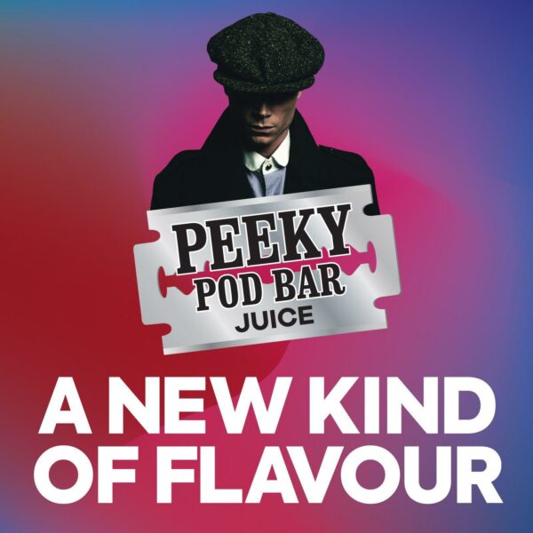BLUEBERRY SOUR RASPBERRY 100ML E LIQUID PEEKY POD BAR - Image 2