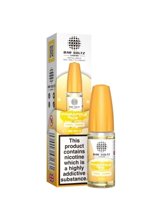 PINEAPPLE ICE 10ML NIC SALT BAR SOLTZ LEGEND