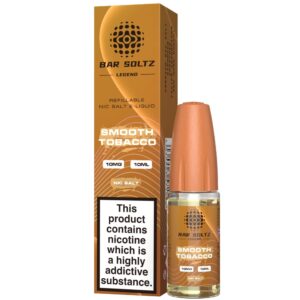 SMOOTH TOBACCO 10ML NIC SALT BAR SOLTZ LEGEND