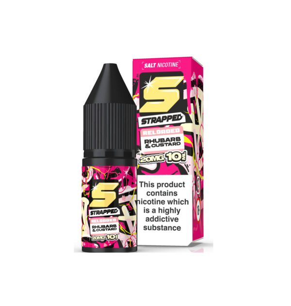 RHUBARB & CUSTARD 10ML NIC SALT STRAPPED