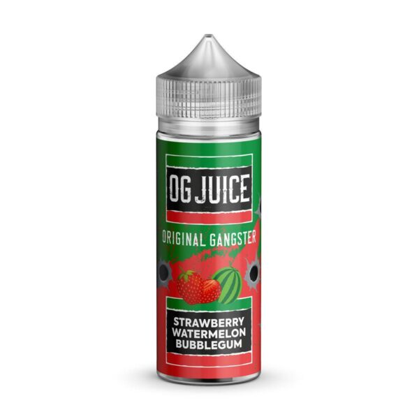 STRAWBERRY WATERMELON & BUBBLEGUM 100ML E LIQUID OG JUICE