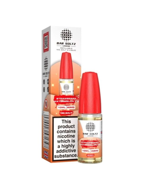 STRAWBERRY WATERMELON ICE 10ML NIC SALT BAR SOLTZ LEGEND