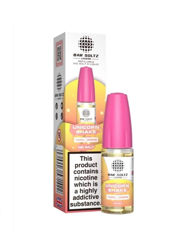 UNICORN SHAKE 10ML NIC SALT BAR SOLTZ LEGEND