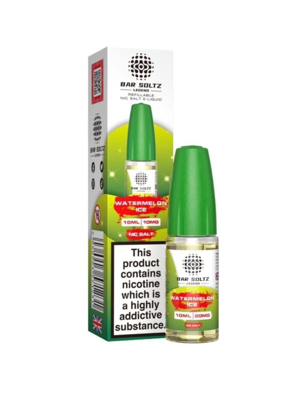 WATERMELON ICE 10ML NIC SALT BAR SOLTZ LEGEND
