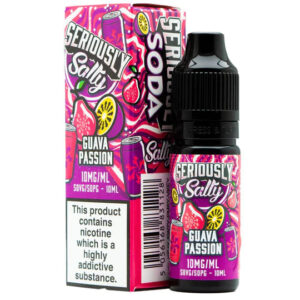 GUAVA PASSION 10ML NIC SALT SERIOUSLY SODA SALTY