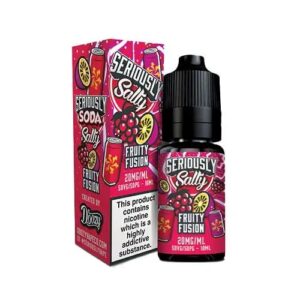 FRUITY FUSION 10ML NIC SALT SERIOUSLY SODA SALTY
