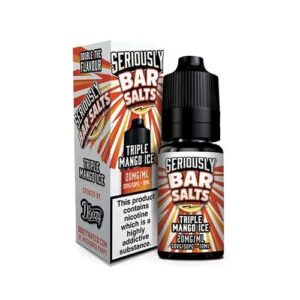TRIPLE MANGO ICE 10ML NIC SALT SERIOUSLY BAR SALTS