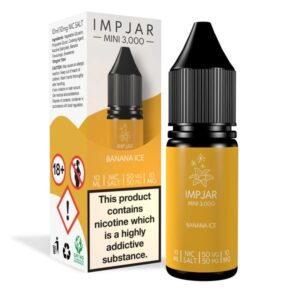 BANANA ICE 10ML NIC SALT IMP JAR