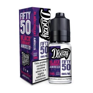 BLACKCURRANT ANISEED 10ML E LIQUID DOOZY 50/50 PACK OF 10