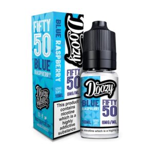 BLUE RASPBERRY 10ML E LIQUID DOOZY 50/50 PACK OF 10