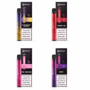 EDEVICE 600 DISPOSABLE VAPE PEN DEVICE 20MG PACK OF 10