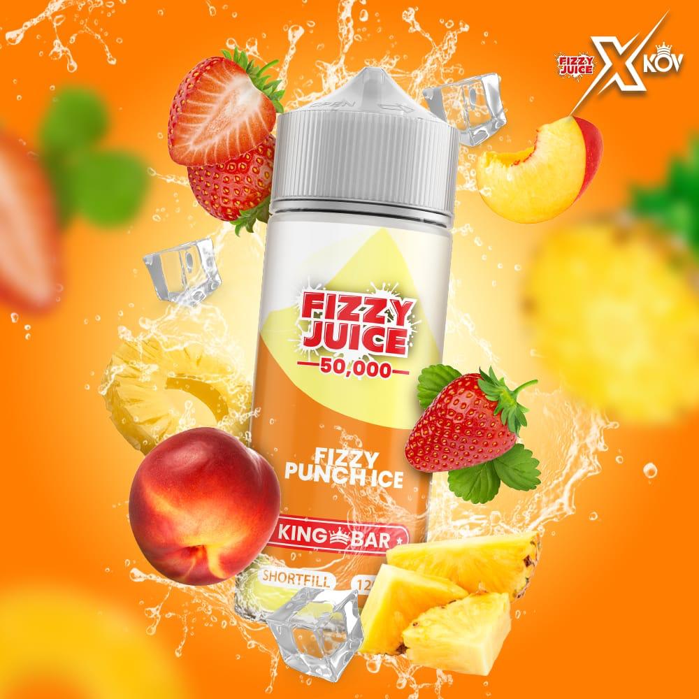 Buy FIZZY PUNCH ICE 100ML E LIQUID FIZZY JUICE 50000 ECig Clouds