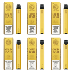 GOLD BAR 600 DISPOSABLE VAPE KIT 20MG