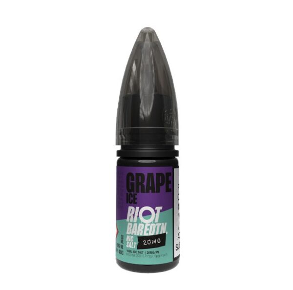 GRAPE ICE 10ML NIC SALT RIOT BAR EDTN