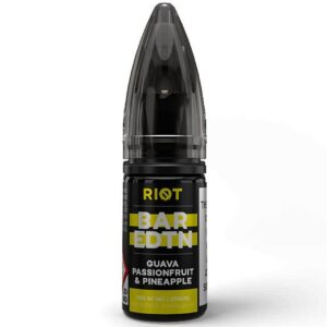 GUAVA PASSIONFRUIT & PINEAPPLE BAR EDTN 10ML NIC SALT RIOT SQUAD