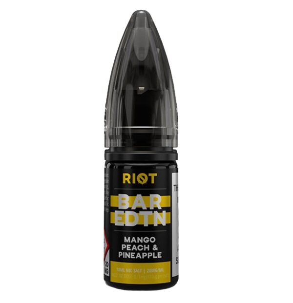MANGO PEACH & PINEAPPLE BAR EDTN 10ML NIC SALT RIOT SQUAD
