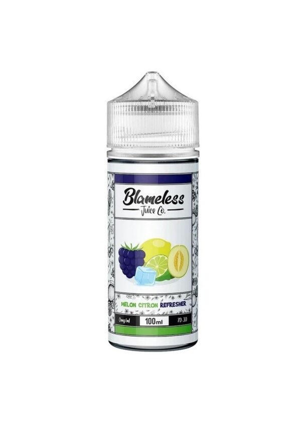 MELON CITRON REFRESHER 100ML E LIQUID BLAMELESS JUICE CO EXP