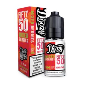 MIXED BERRIES 10ML E LIQUID DOOZY 50/50 PACK OF 10