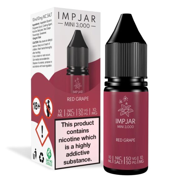 RED GRAPE 10ML NIC SALT IMP JAR