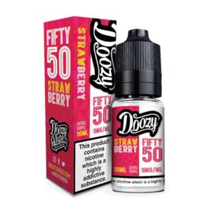 STRAWBERRY 10ML E LIQUID DOOZY 50/50 PACK OF 10
