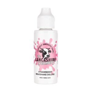 STRAWBERRY MILKSHAKE DELUXE 100ML E LIQUID THE LANCASHIRE CREAMERY