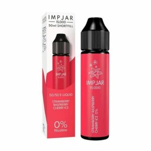 STRAWBERRY RASPBERRY & CHERRY ICE 50ML E LIQUID IMP JAR
