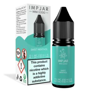 SWEET MENTHOL 10ML NIC SALT IMP JAR