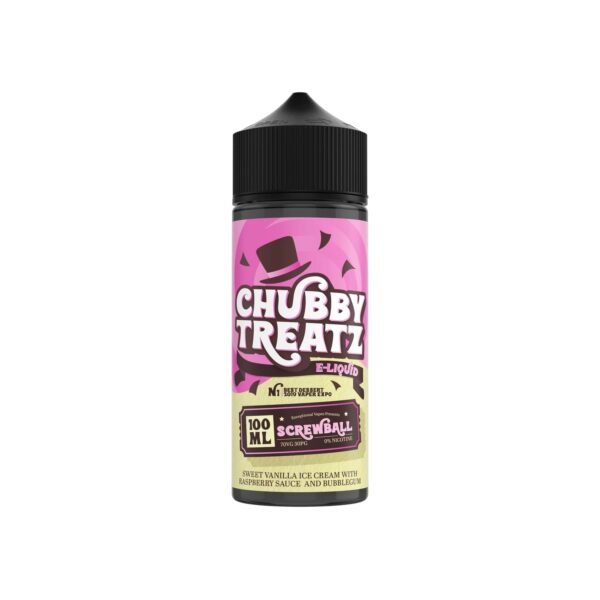 SCREWBALL 100ML E LIQUID CHUBBY TREATZ