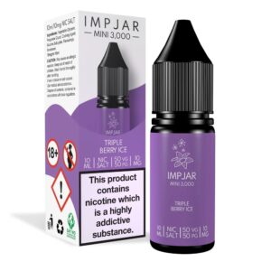 TRIPLE BERRY ICE 10ML NIC SALT IMP JAR