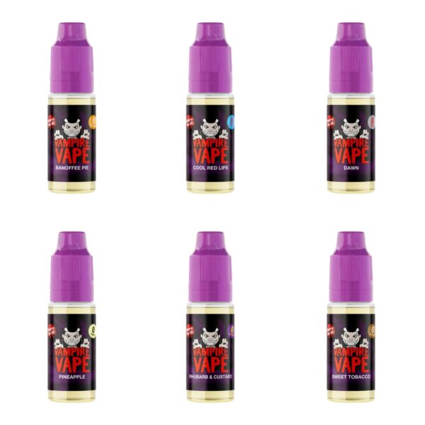 VAMPIRE VAPE E LIQUID 20 X 10ML = 200ML