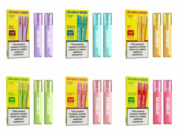VOOPOO DRAGBAR ZOVOO Z700 SE DISPOSABLE VAPE KIT 20MG PACK OF 2