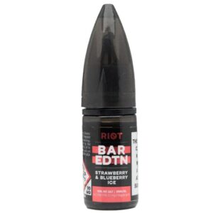 STRAWBERRY & BLUEBERRY ICE BAR EDTN 10ML NIC SALT RIOT SQUAD