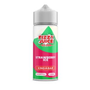 STRAWBERRY ICE 100ML E LIQUID FIZZY JUICE 50000