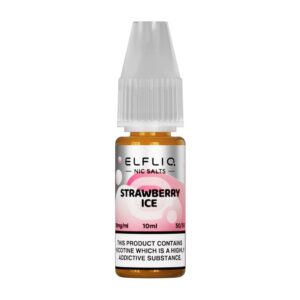 STRAWBERRY ICE 10ML NIC SALT ELFLIQ BY ELFBAR