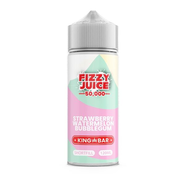STRAWBERRY WATERMELON BUBBLEGUM 100ML E LIQUID FIZZY JUICE 50000