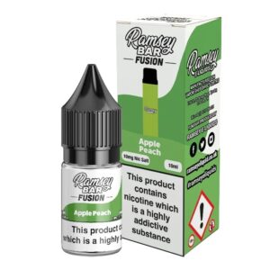 APPLE PEACH BAR FUSION 10ML NIC SALT RAMSEY