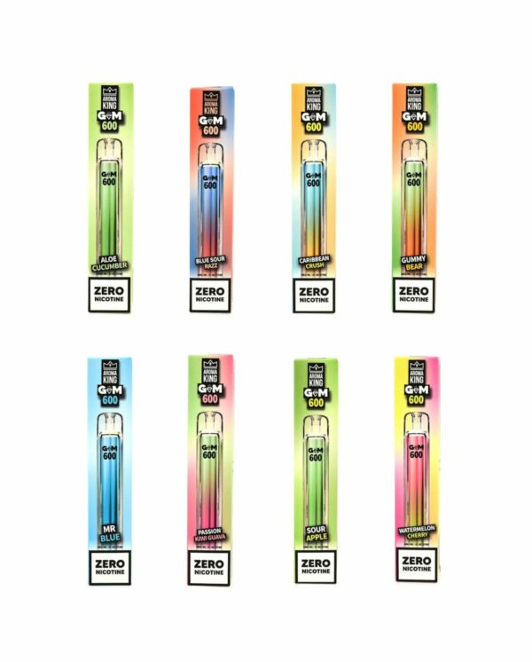 AROMA KING GEM 600 DISPOSABLE VAPE KIT 0MG EXP