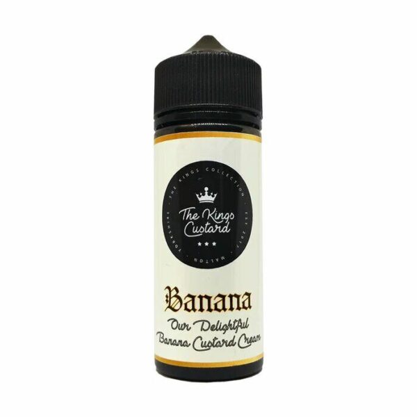 BANANA 100ML E LIQUID THE KINGS CUSTARD