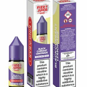 BLACKCURRANT LEMONADE 10ML NIC SALT FIZZY JUICE 5000