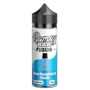 BLUE RASPBERRY SLUSH BAR FUSION 100ML E LIQUID RAMSEY
