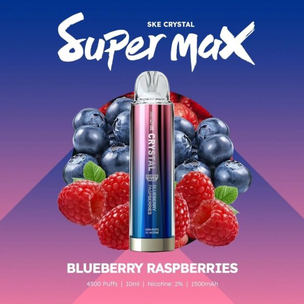 SKE CRYSTAL SUPER MAX 4500 DISPOSABLE VAPE KIT 20MG - Image 16