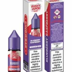BLUEBERRY RASPBERRY 10ML NIC SALT FIZZY JUICE 5000