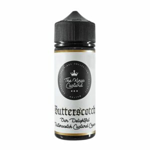 BUTTERSCOTCH 100ML E LIQUID THE KINGS CUSTARD