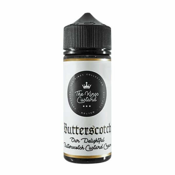 BUTTERSCOTCH 100ML E LIQUID THE KINGS CUSTARD