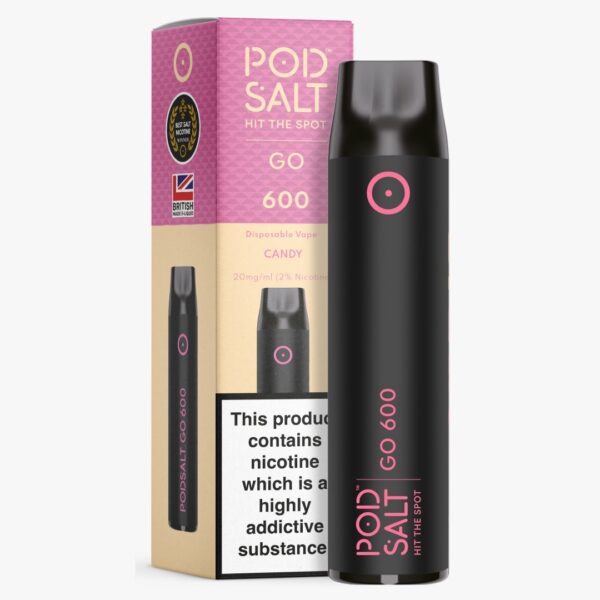 POD SALT GO 600 DISPOSABLE DEVICE VAPE 20MG - Image 2