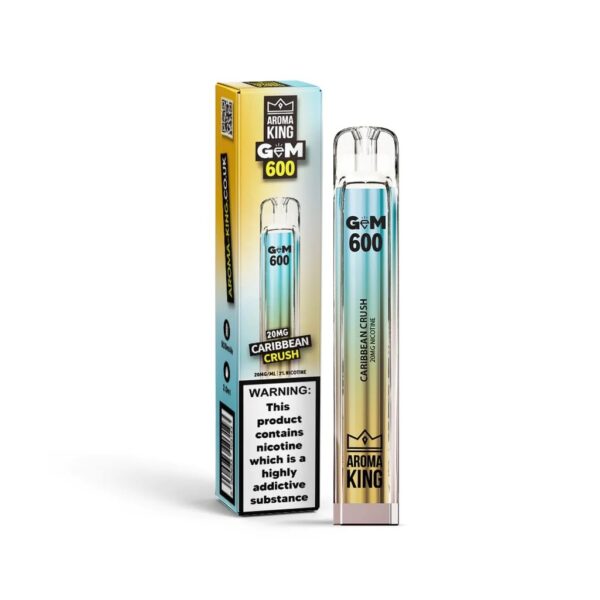 AROMA KING GEM 600 DISPOSABLE VAPE KIT 20MG EXP - Image 21