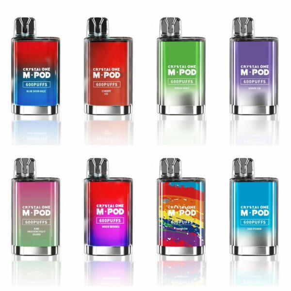 CRYSTAL ONE M POD 600 DISPOSABLE VAPE KIT 20MG