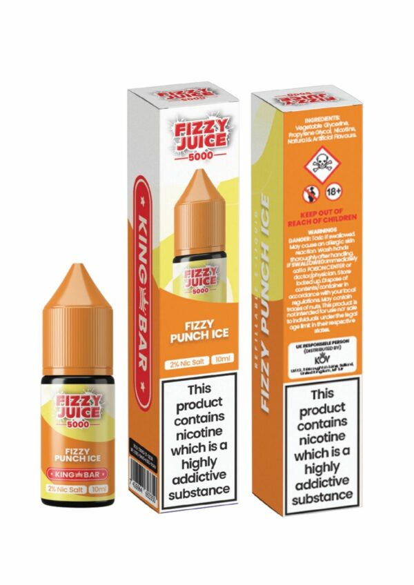 FIZZY PUNCH ICE 10ML NIC SALT FIZZY JUICE 5000