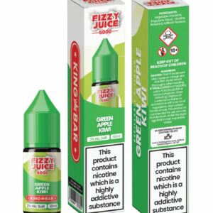 GREEN APPLE KIWI 10ML NIC SALT FIZZY JUICE 5000