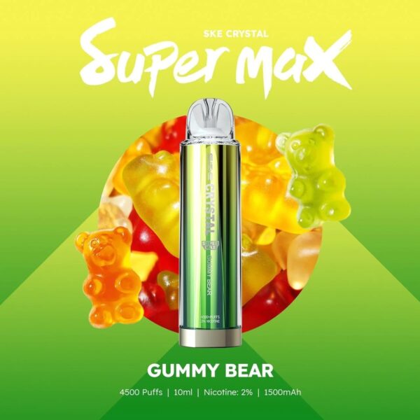SKE CRYSTAL SUPER MAX 4500 DISPOSABLE VAPE KIT 20MG - Image 22